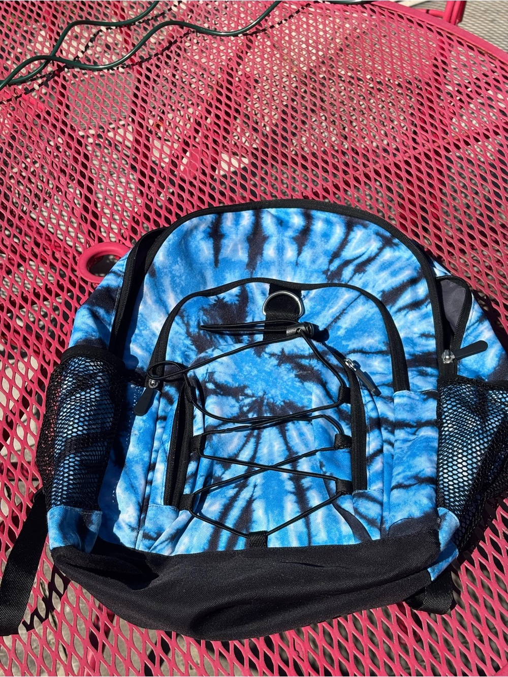 Pottery Barn Teen Blue Tie-Dye Backpack